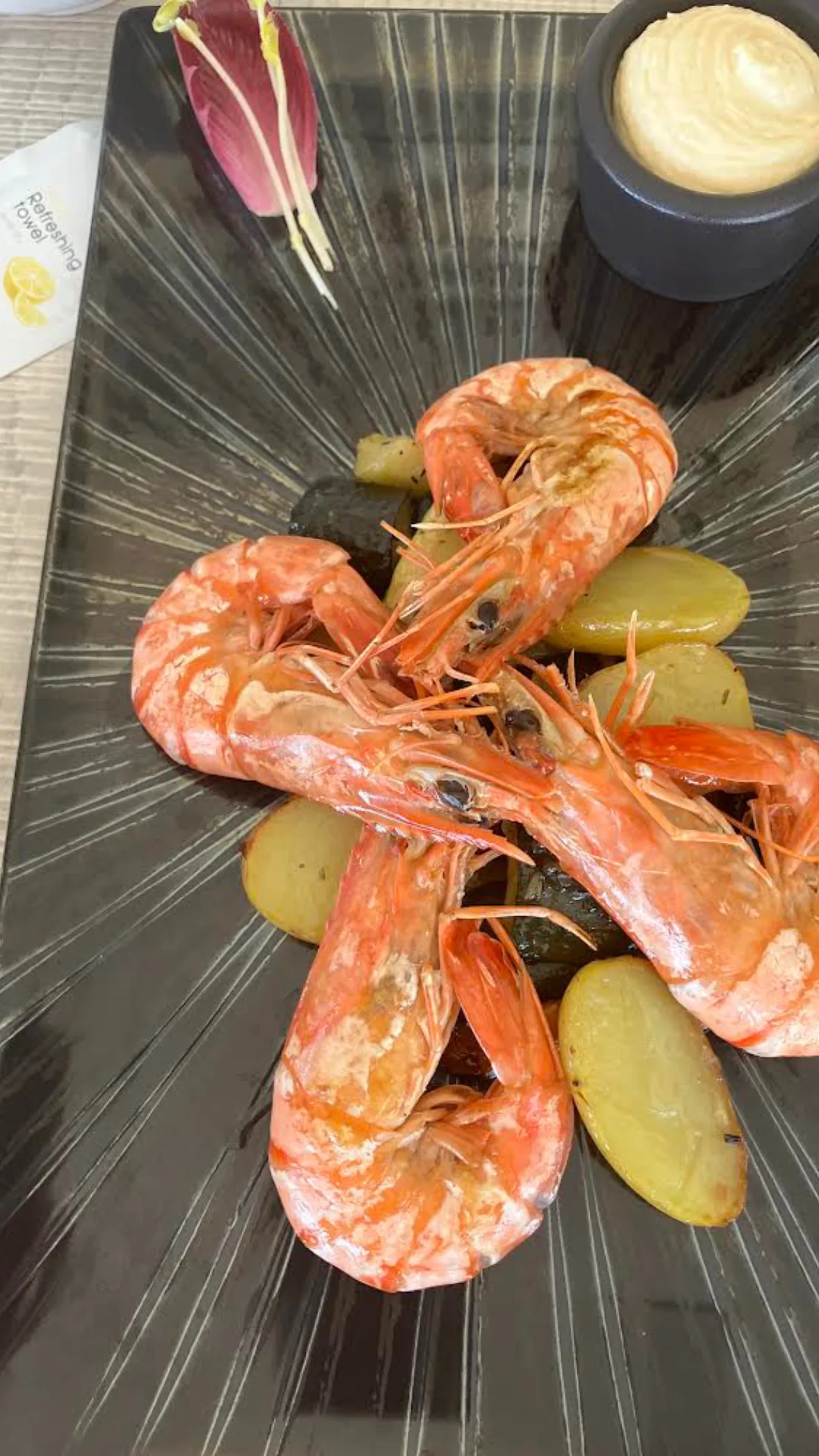 Les gambas géants Aïoli
